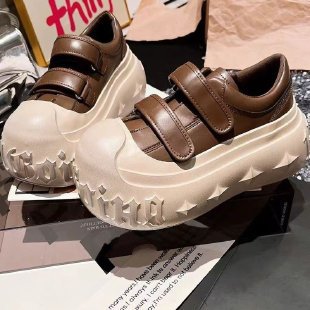 Damen Plateau Sneaker Hoch Trendig Robust