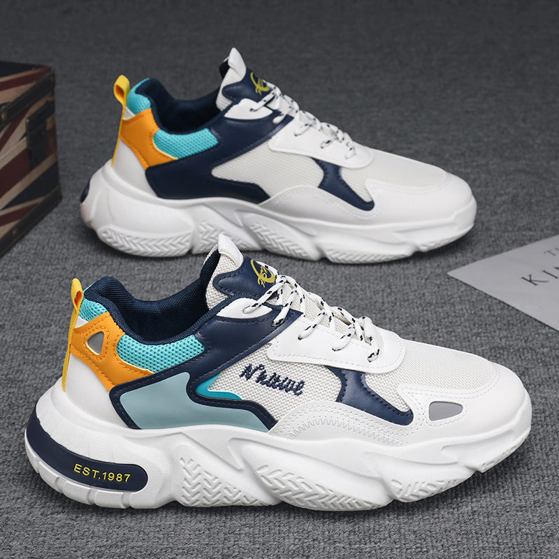 Damen Sneaker Sportlich Chunky Atmungsaktiv Mit Dämpfung