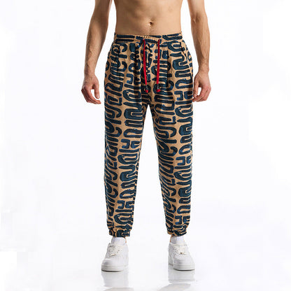 Herren Freizeithose Bunt Elastisch Komfort Hose