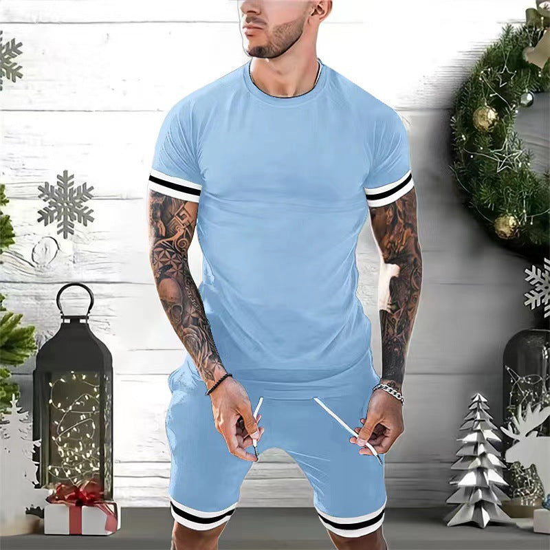 Herren Sport Set: Komfort T-Shirt und Shorts