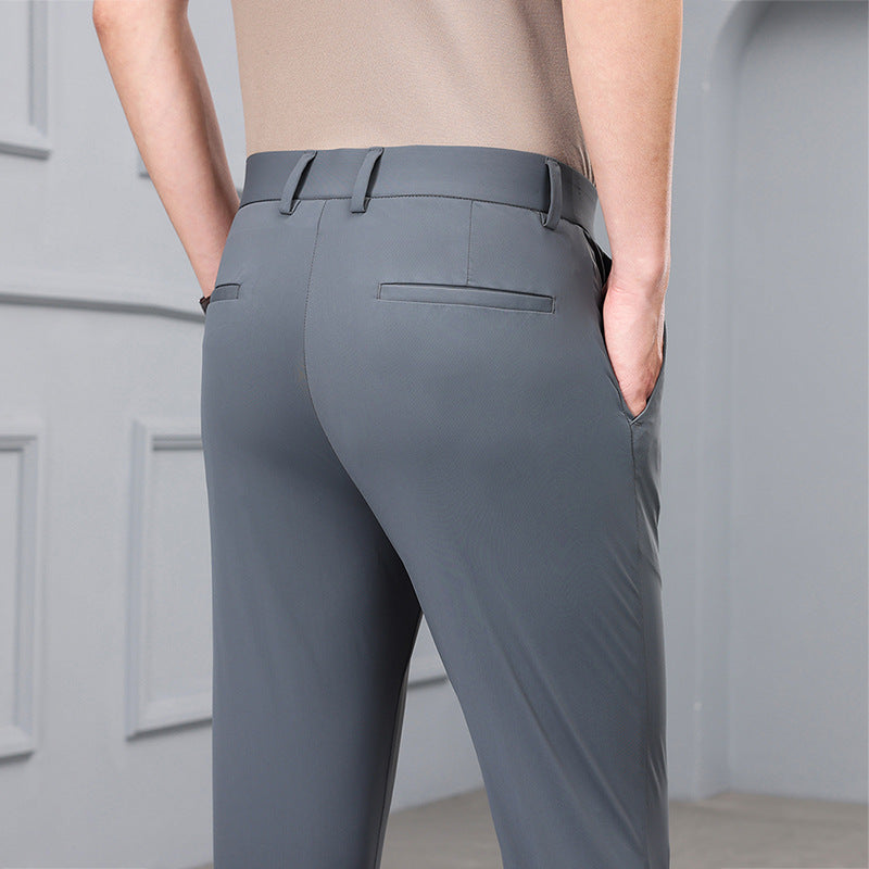 Herren Stretchhose Bequem Schnitt Mit Elastik