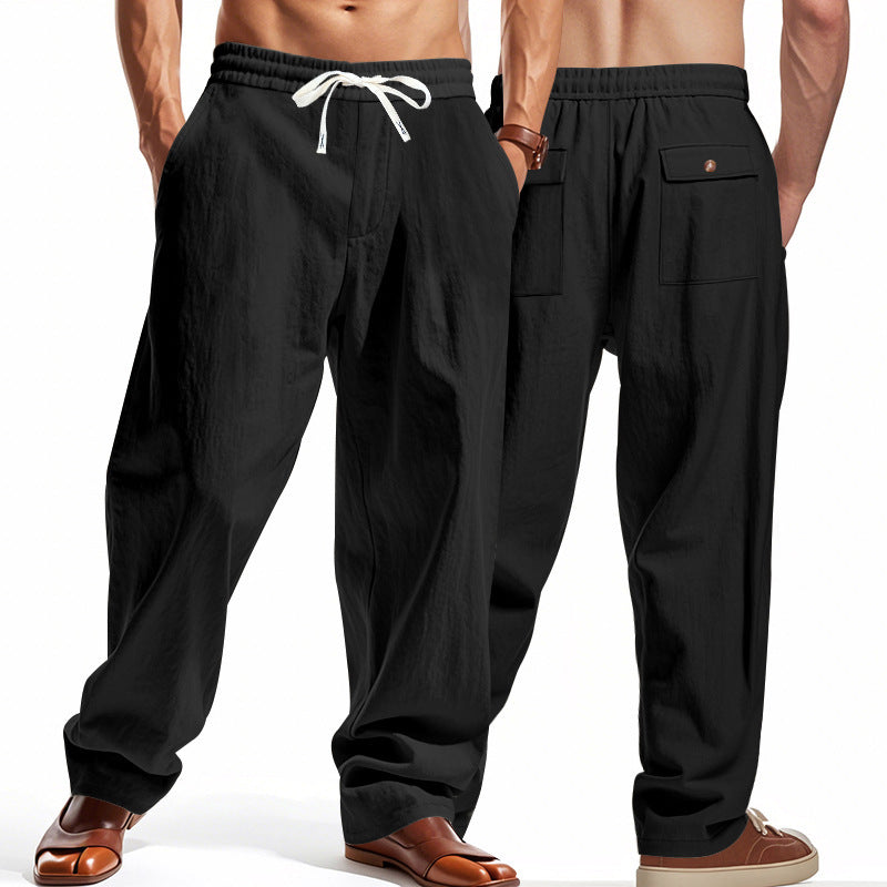 Herren Strandhose Leicht Elastisch Mit Taschen Sommer