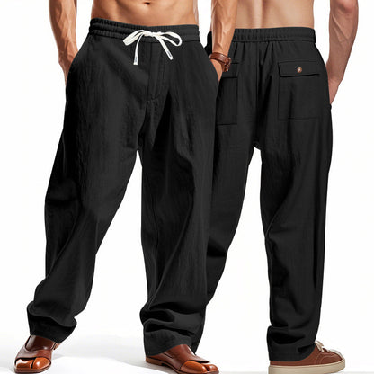 Herren Strandhose Leicht Elastisch Mit Taschen Sommer