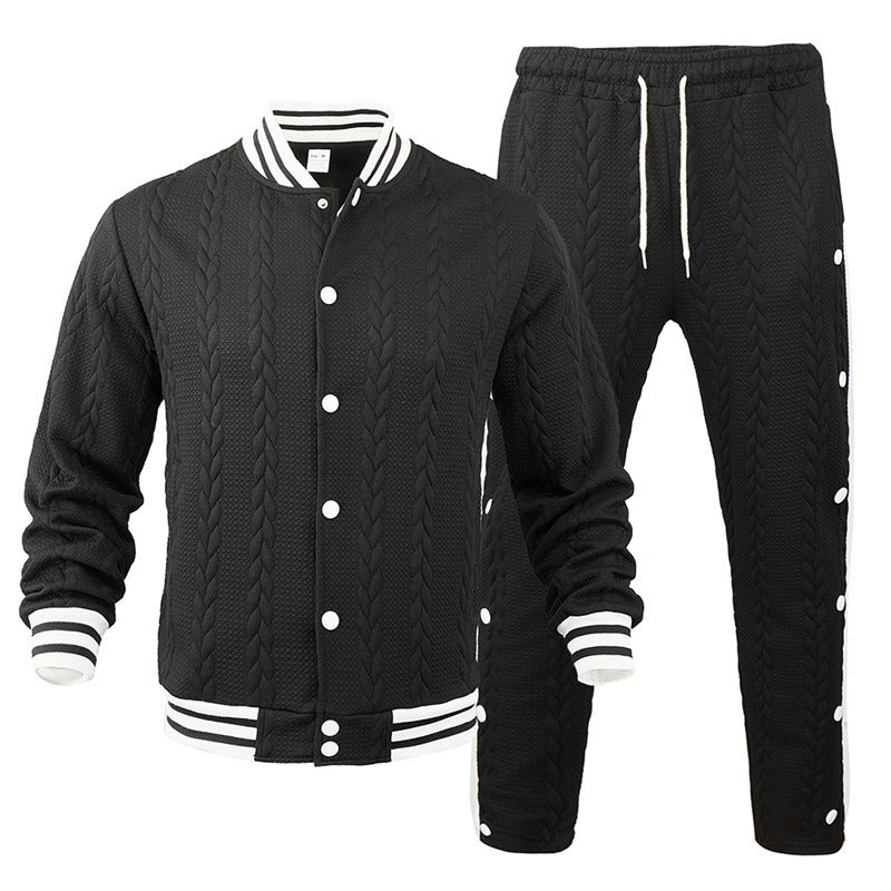 Herren Bomberjacke Sportlich Mit Kontraststreifen Modern