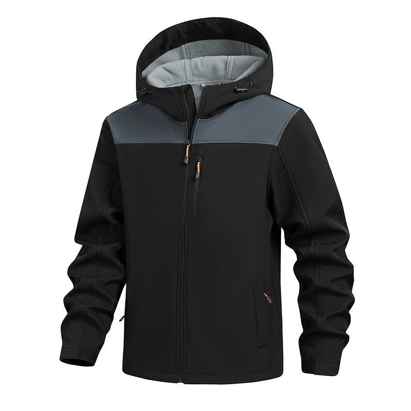 Herren Funktionsjacke Wasserdicht mit Kapuze Modern Sportlich