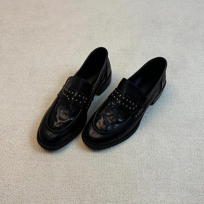 Damen Mokassins Luxus Zierverschluss Elegante Mode