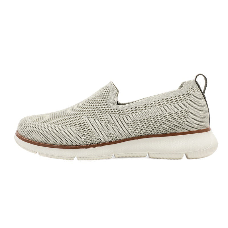 Damen Sneaker Atmungsaktiv Slip-On mit rutschfester Sohle Schwarz - BerlinGlamour
