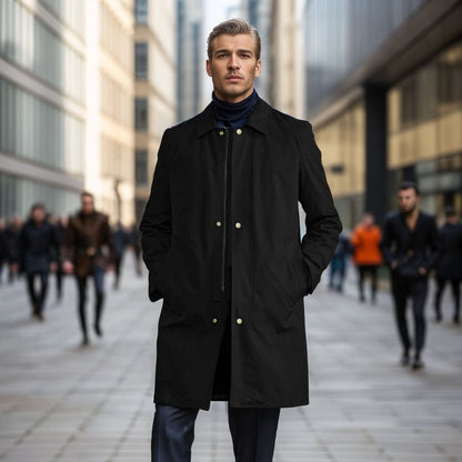 Herrenmantel Übergangsjacke Wasserabweisend Modern