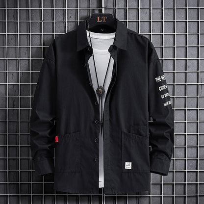Herren Overshirtjacke Lässig Mit Taschen Modern - BerlinGlamour