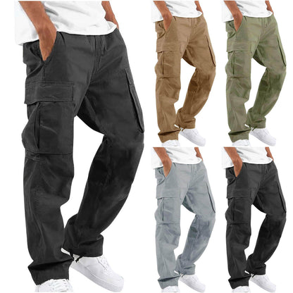 Herren Cargo-Hose Multifunktional Praktisch Mit Vielen Taschen - BerlinGlamour