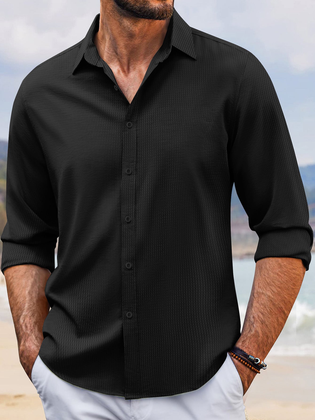 Herren Langarmbluse Modern Berlin Style