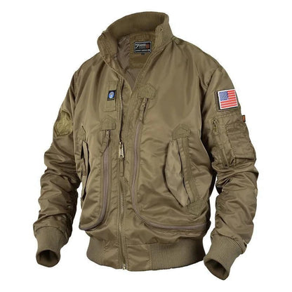 Herren Leder-Pilotenjacke Vintage Style