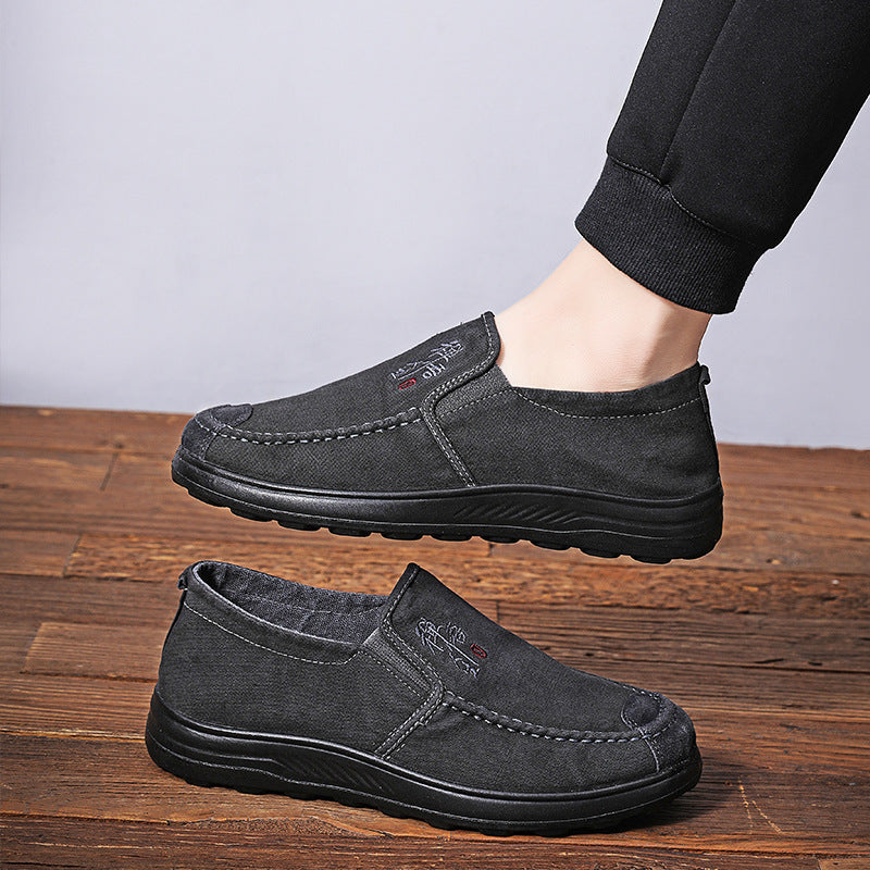 Herren Slipper Wildleder Bequem Komfortschuhe
