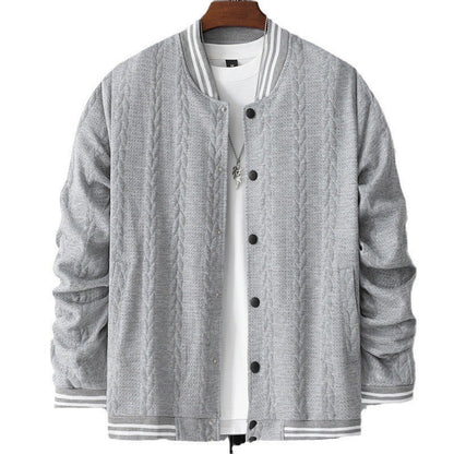 Herren Sportjacke College Style Modern Strukturiert