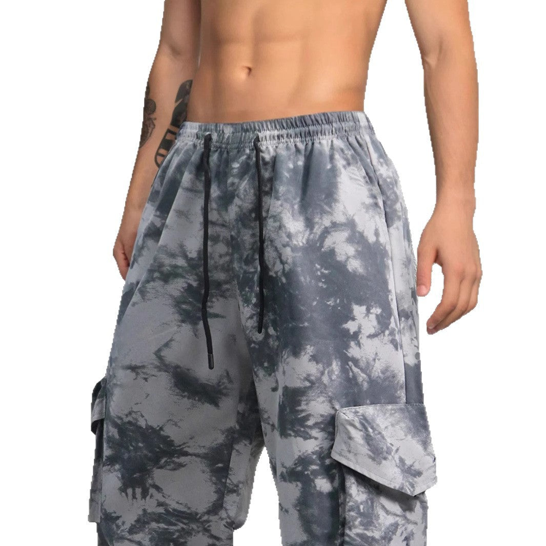 Herren Cargo-Hose Lässig Tie-Dye Muster Trendig