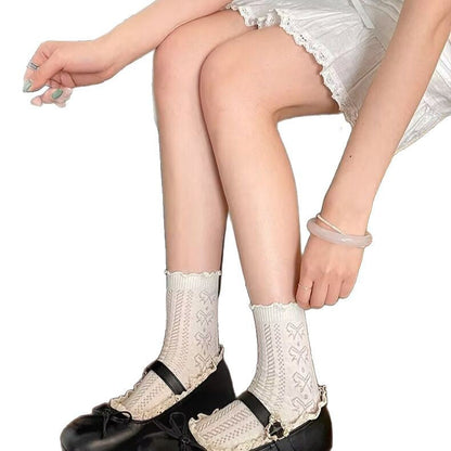 Damen Ballerinas Schnürung Edel Elegant