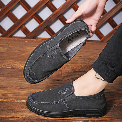 Herren Slipper Wildleder Bequem Komfortschuhe