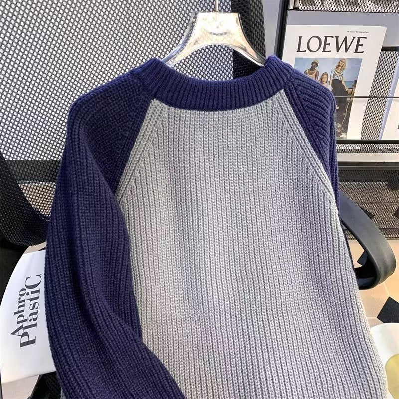 Herren Pullover Modern Strukturiert Trendig