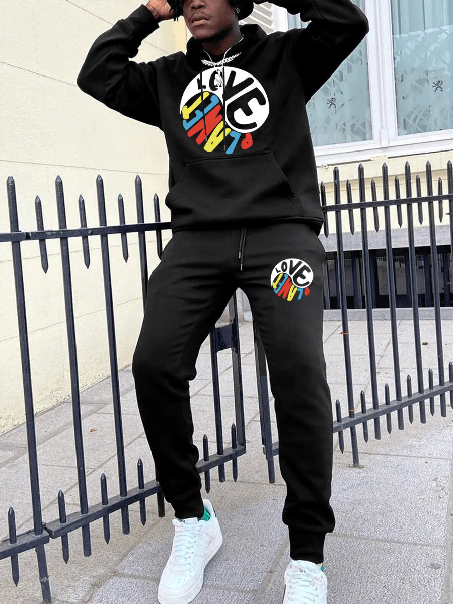 Herren Hoodie Set Jogginghose Streetwear Berlin Style