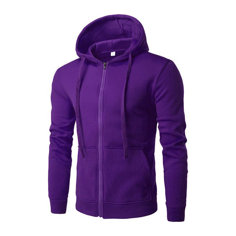 Herren Kapuzenjacke Streetwear Modern Schwarz