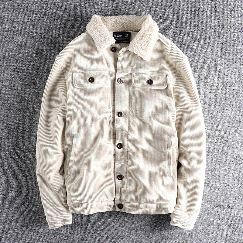 Herren Cordjacke mit kuscheligem Futter und praktischen Taschen BerlinGlamour.