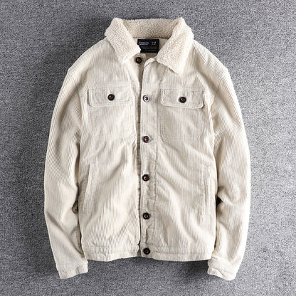 Herren Cordjacke mit kuscheligem Futter und praktischen Taschen BerlinGlamour.
