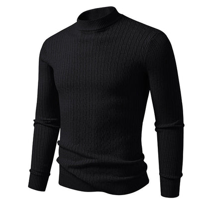 Herren Rollkragenpullover Strick Pullover Modern