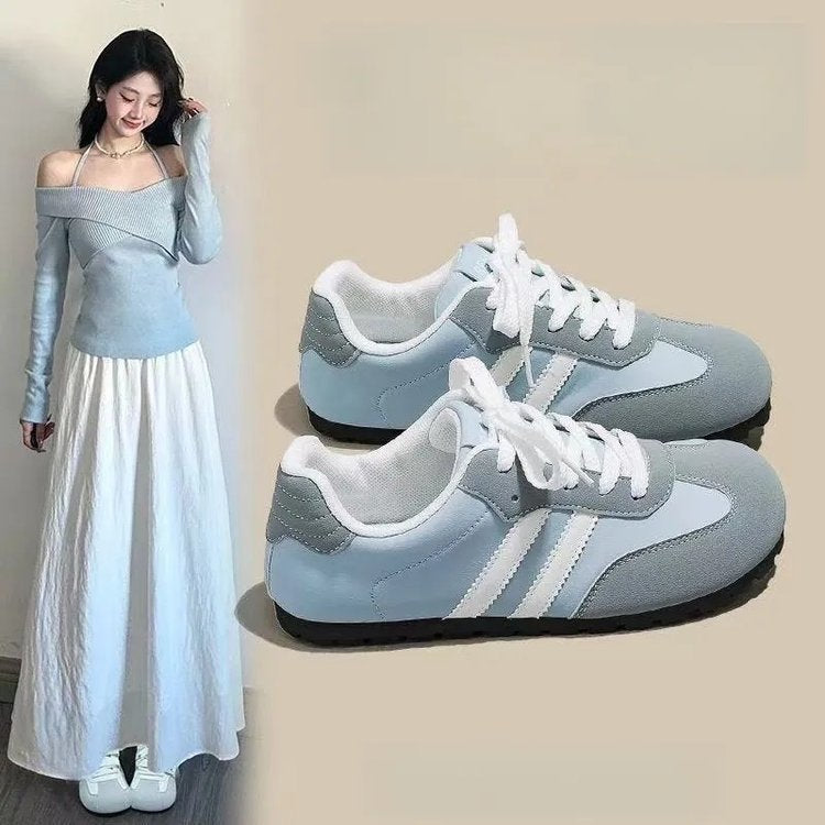 Damen Sneaker Retro-Style atmungsaktiv Sportlich - BerlinGlamour