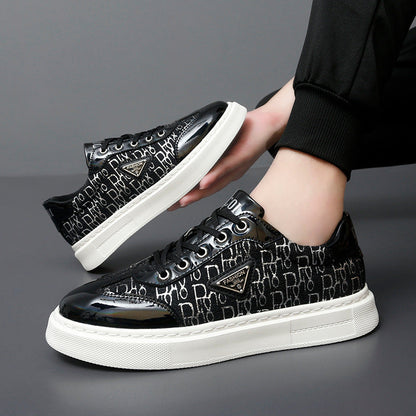 Damen Sneaker Glänzend Exklusiv Modisch