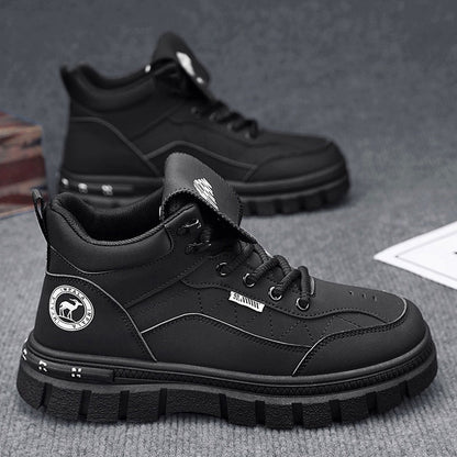 Damen Stiefel High-Top Robust mit verstärkter Sohle Winter