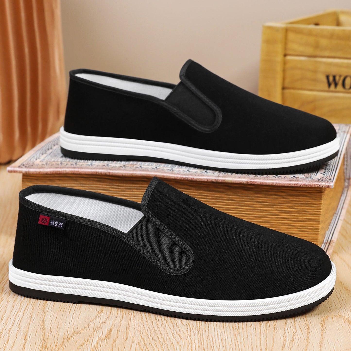 Damen Slip-On Schuhe Bequem Freizeit Schuhe mit weichem Obermaterial - BerlinGlamour