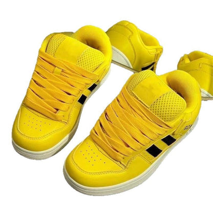 Damen Sneaker Sportlich Atmungsaktiv Mesh Schnürschuhe