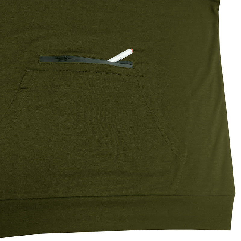 Herren Kapuzenpullover Übergroß Kängurutasche Streetwear