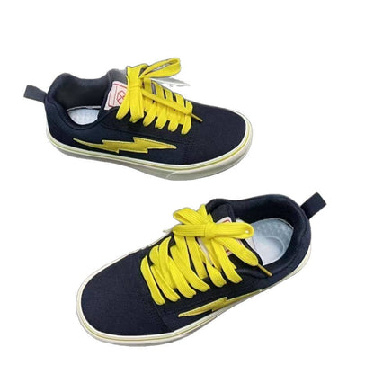 Damen Sneaker Sportlich Modern mit Blitzmotiv