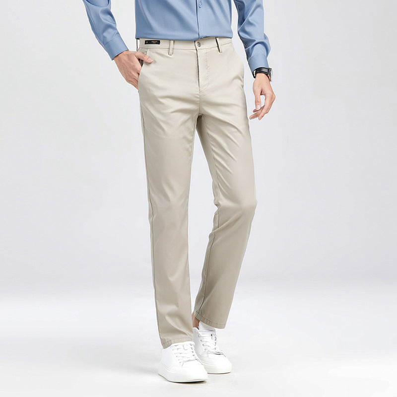 Herren Chino-Hose Elegant atmungsaktiv Slim Fit