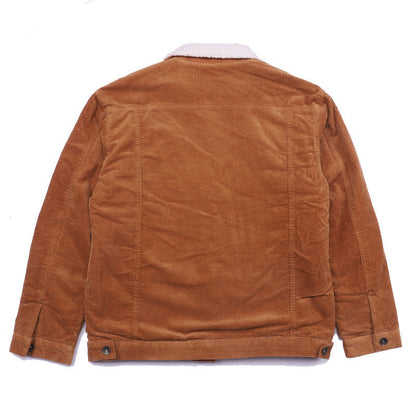 Herren Cordjacke Warm mit Fleece-Innenfutter
