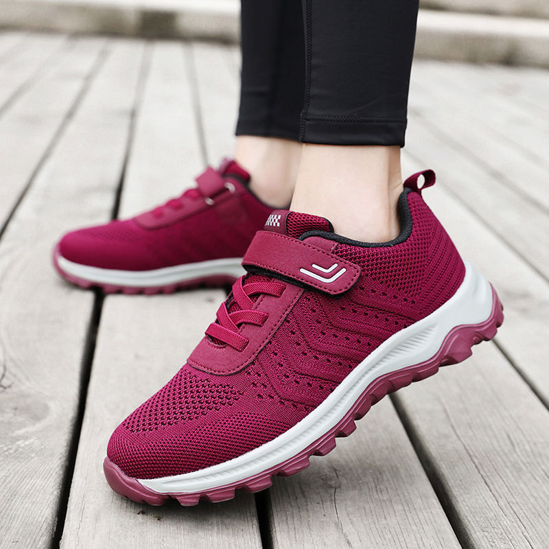 Damen Sport-Schuhe atmungsaktiv rutschfest mit Klettverschluss - BerlinGlamour