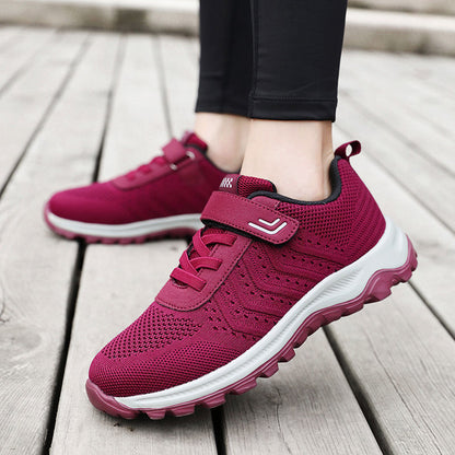 Damen Sport-Schuhe atmungsaktiv rutschfest mit Klettverschluss - BerlinGlamour