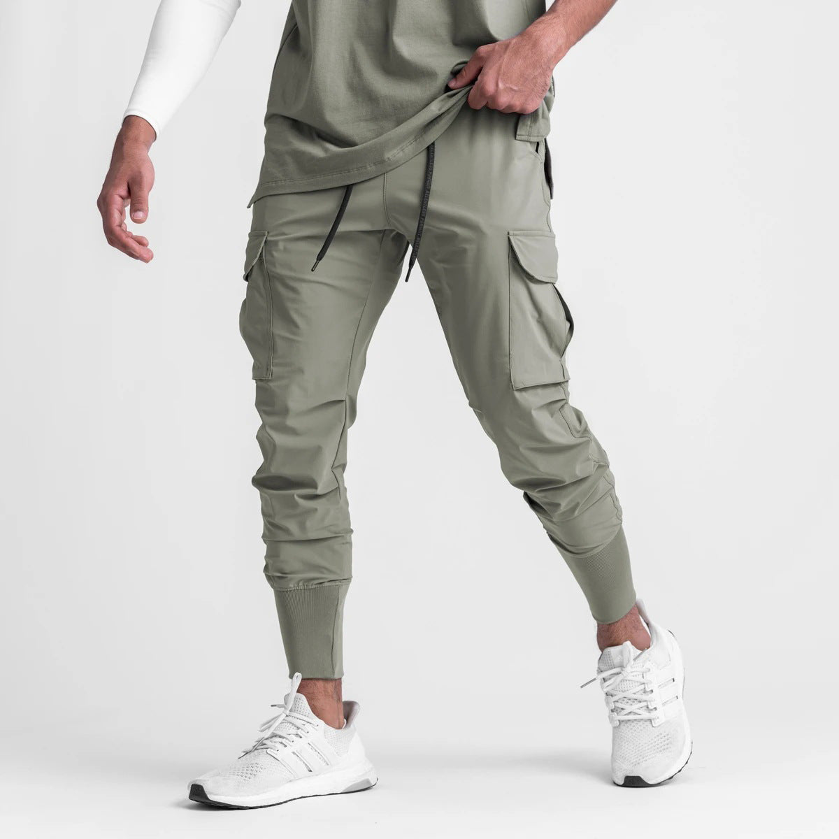 Herren Jogginghose Cargo Stylisch Elastisch Bequem