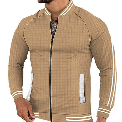 Herren Sportjacke Steppjacke Modern Reißverschluss Taschen