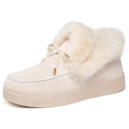 Damen Sneaker Bequem Kuschelig Elegant