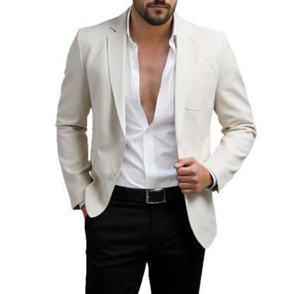 Herren Blazerjacke Elegant Slim Fit Qualität Stoff