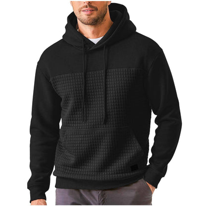 Herren Kapuzenpullover Strukturiert Modern Trendig