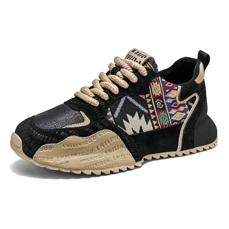 Damen Sneaker Sportlich Ethnisches Design Rutschfest