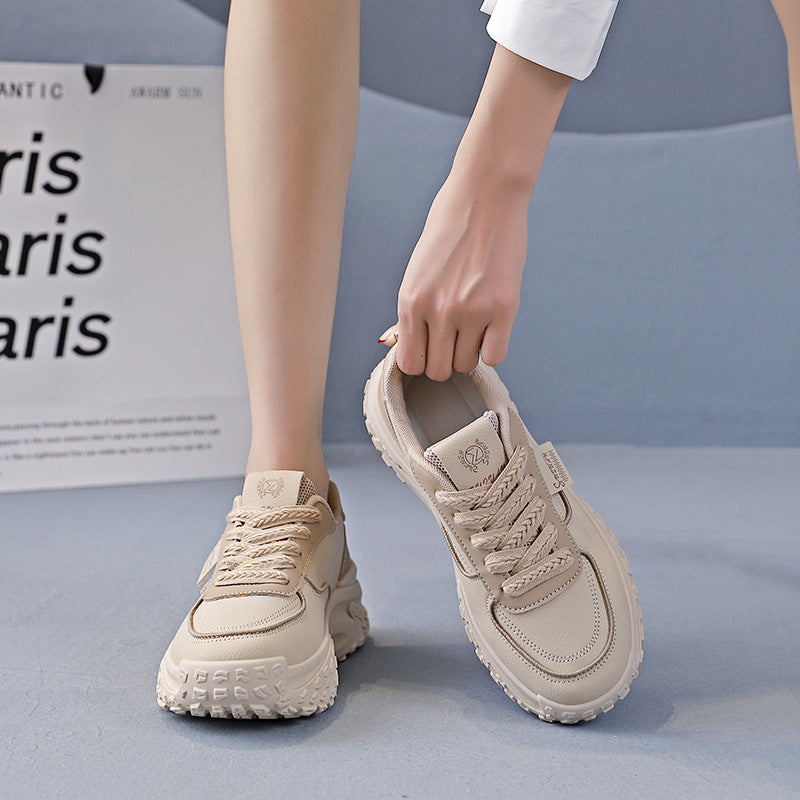 Damen Sneaker Sportlich Chunky Bequem Luftdurchlässig