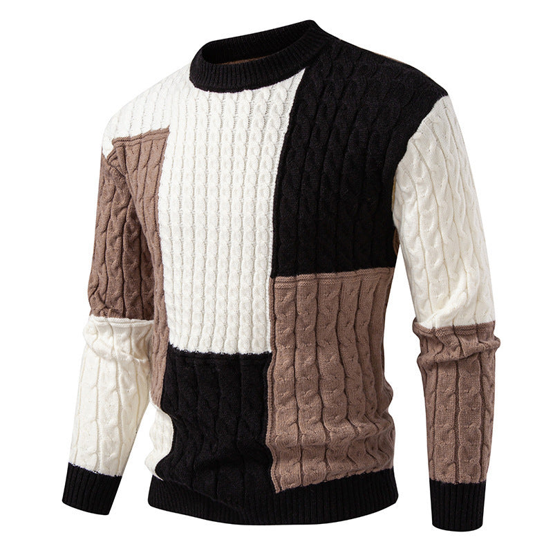 Herren Strickpullover Modern mit Muster und Tragekomfort