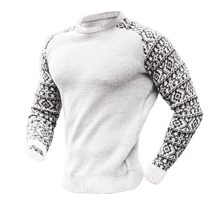 Herren Pullover Strick Grafikmuster Modern Berlin - BerlinGlamour