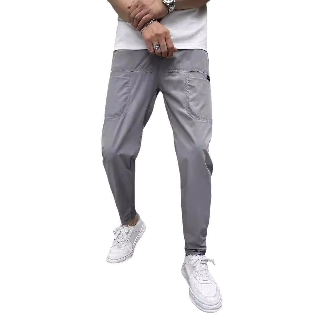 Herrenhose Freizeit Bequem Elastisch Mit Taschen