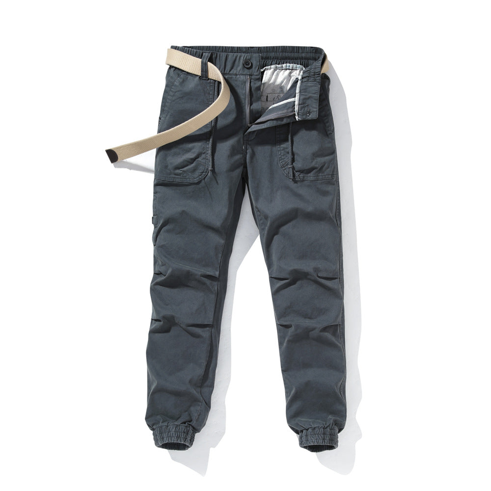 Herren Hose Bequem mit elastischem Bund und vielen Taschen