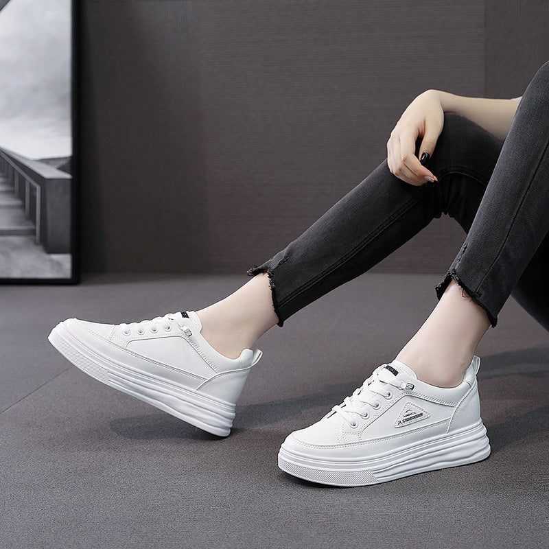 Plateau Sneaker Damen Stylisch Atmungsaktiv Rutschfest